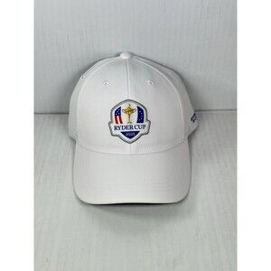 Walter Hagen Ryder Cup Adult Performance Adjustable Golf Hat Cap White OSFA NEW